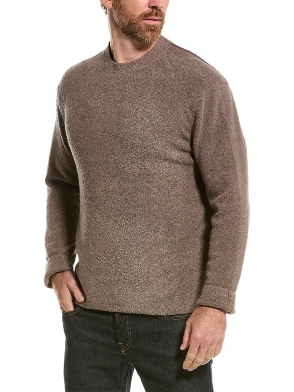 NWT All Saints Eamont Crew brown Sweater Size XL New with tag Men's ALLSAINTS